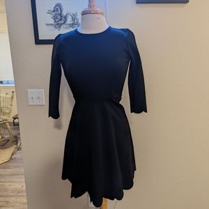 Lulus scalloped dress